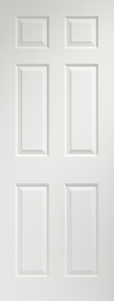 Colonist 6 Panel Internal White Moulded Door Pre-Finished