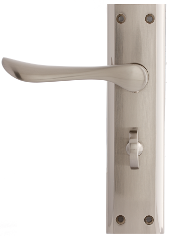 Yonne Lever On Backplate Bathroom Lock